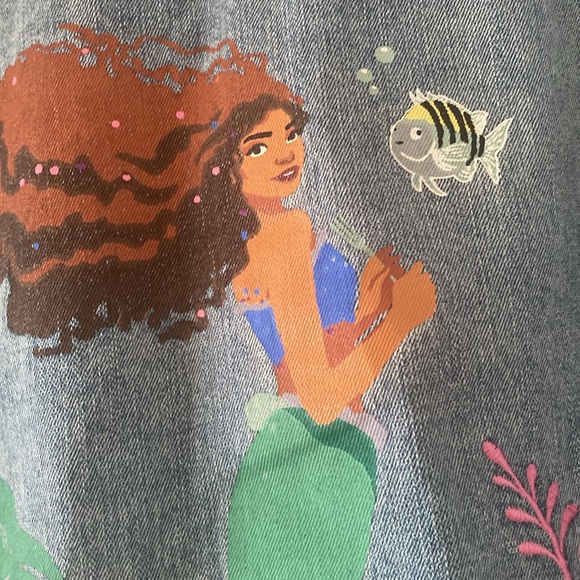 Disney Blue Denim Jacket with Ocean Theme size 1X - Picture 12 of 14